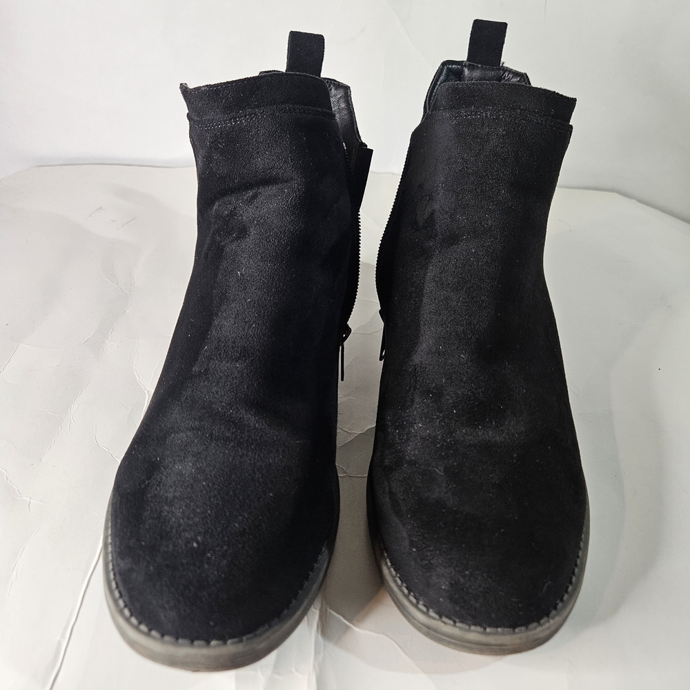 Black Suede Ankle Boots